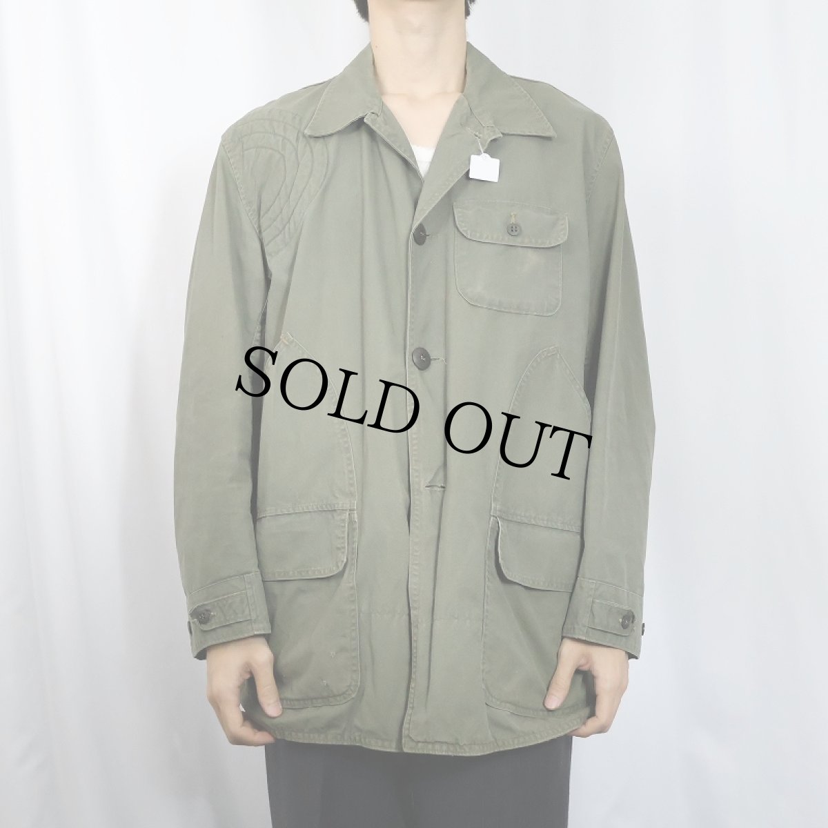 画像2: 60's JC Higgins ガンパッチ付き ハンティングジャケット  (2)