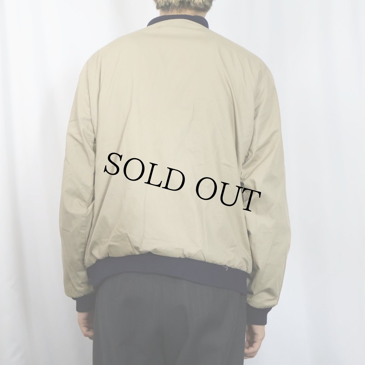 画像4: 70〜80's LACOSTE リバーシブルニットブルゾン M (4)