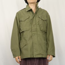 画像2: 60’s U.S.ARMY M-65 フィールドジャケット 2nd グレーライナー SMALL-SHORT (2)