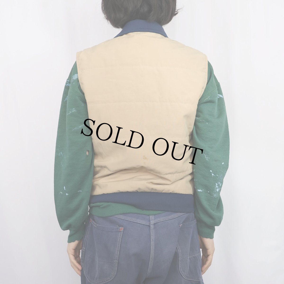 画像3: 70's BANANA EQUIPMENT 中綿入り ベスト S (3)