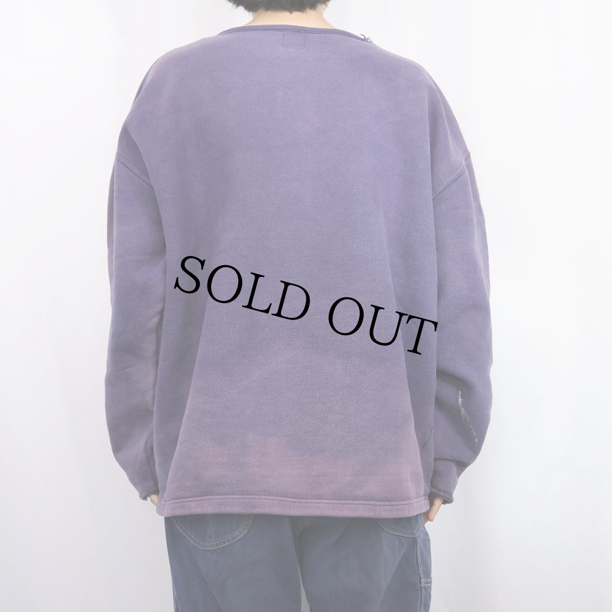 画像3: CHIPIE ロゴ刺繍 フェードスウェット XL (3)