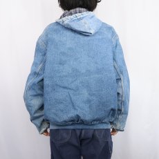 画像3: Carhartt デニムアクティブパーカー XLARGE REGULAR (3)