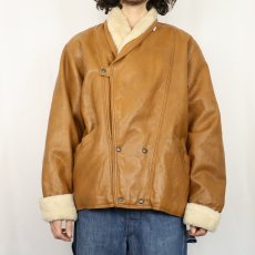 画像3: 80's T.SHEARLING ITALY製 シアリングジャケット (3)