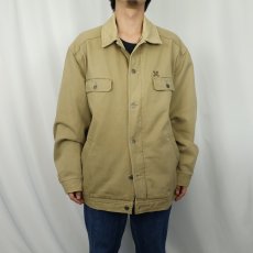 画像2: 90's OXBOW 中綿入り コットンワークジャケット L (2)