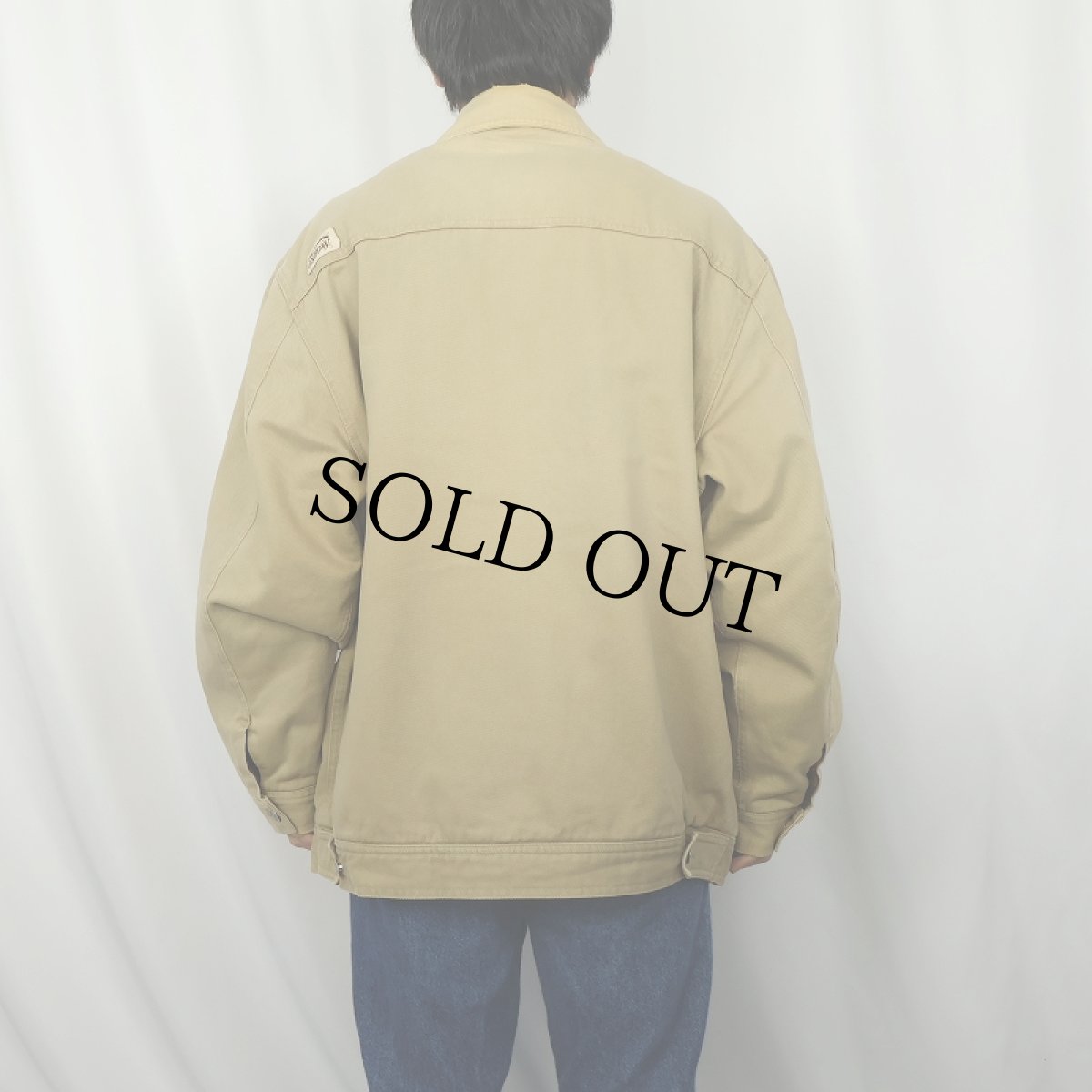 画像3: 90's OXBOW 中綿入り コットンワークジャケット L (3)