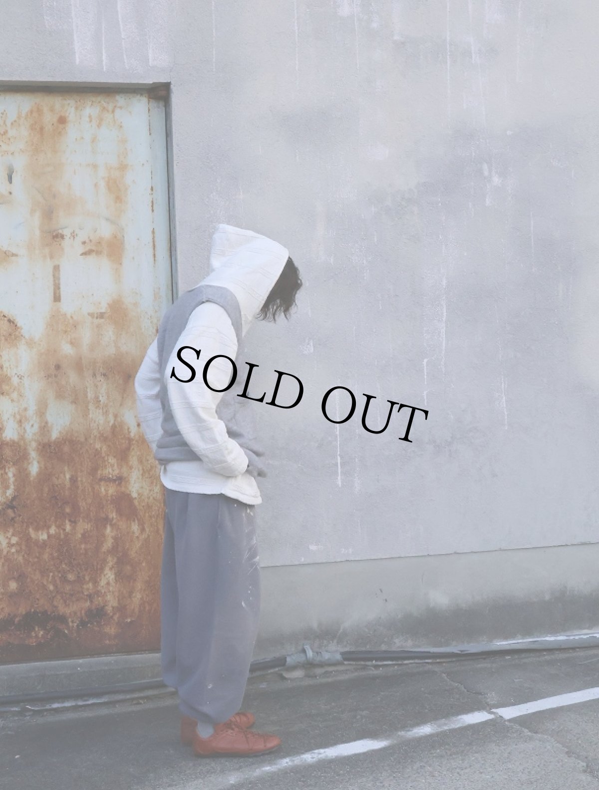 画像3: 2000's FRUIT OF THE LOOM ペンキペイント スウェットパンツ XL (3)