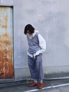 画像2: 2000's FRUIT OF THE LOOM ペンキペイント スウェットパンツ XL (2)