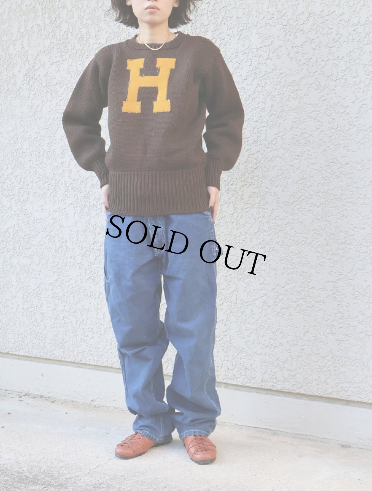 画像2: 90's〜 CABOOSE デニムペインターパンツ W33 (2)