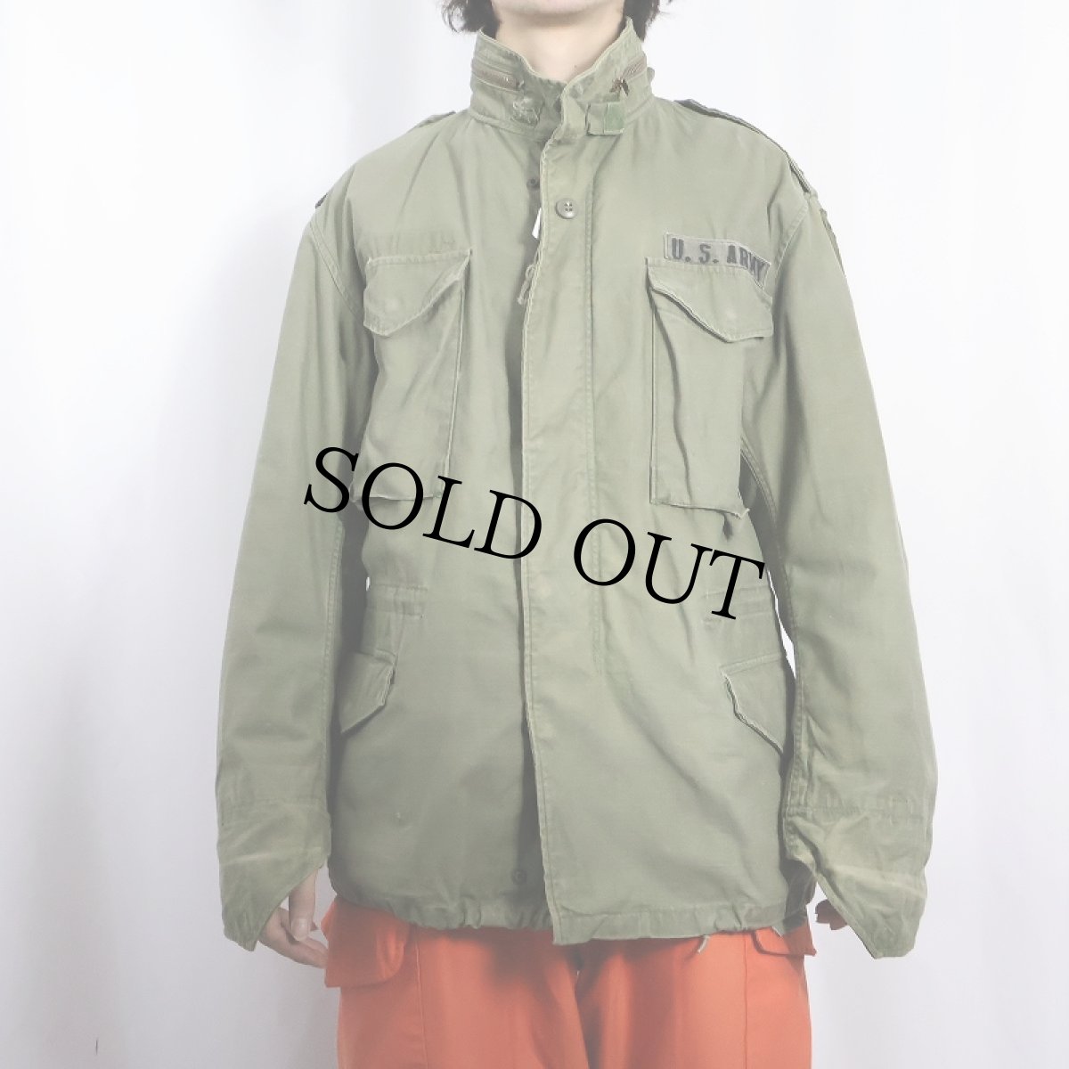 画像2: 70〜80's U.S.MILITARY M-65 フィールドジャケット 3rd MEDIUM-REGULAR (2)