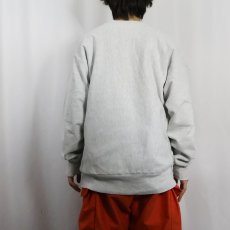 画像3: 90's Champion REVERSE WEAVE USA製 "ST.ALBANS" プリントスウェット XXL (3)