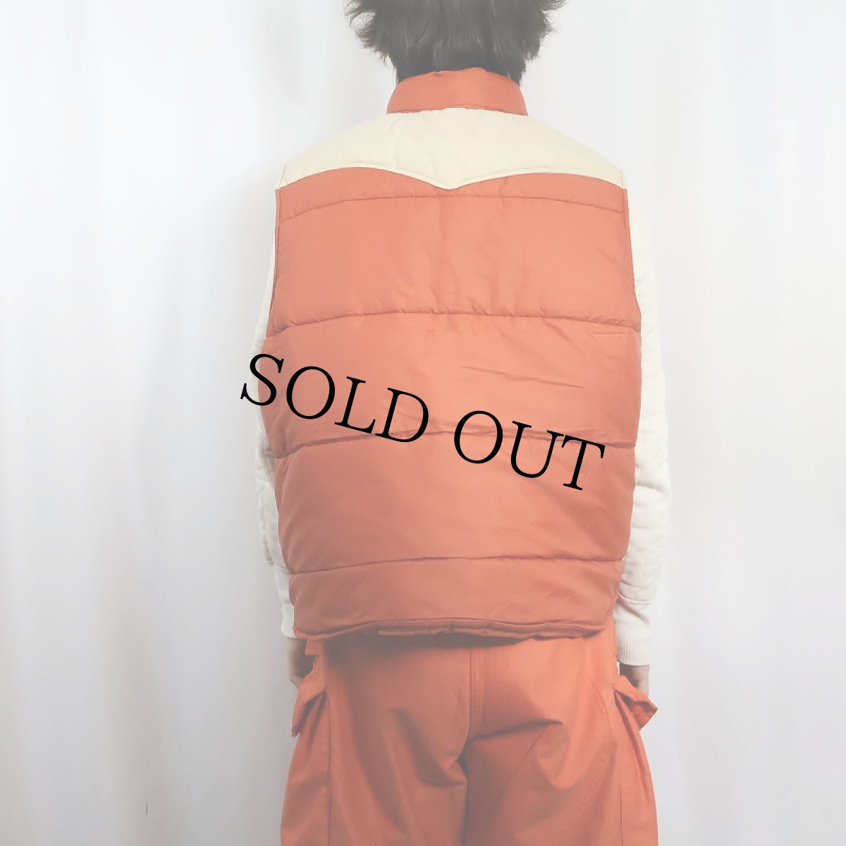 画像3: 70〜80's WEST WIND USA製 中綿入り ウエスタンベスト (3)