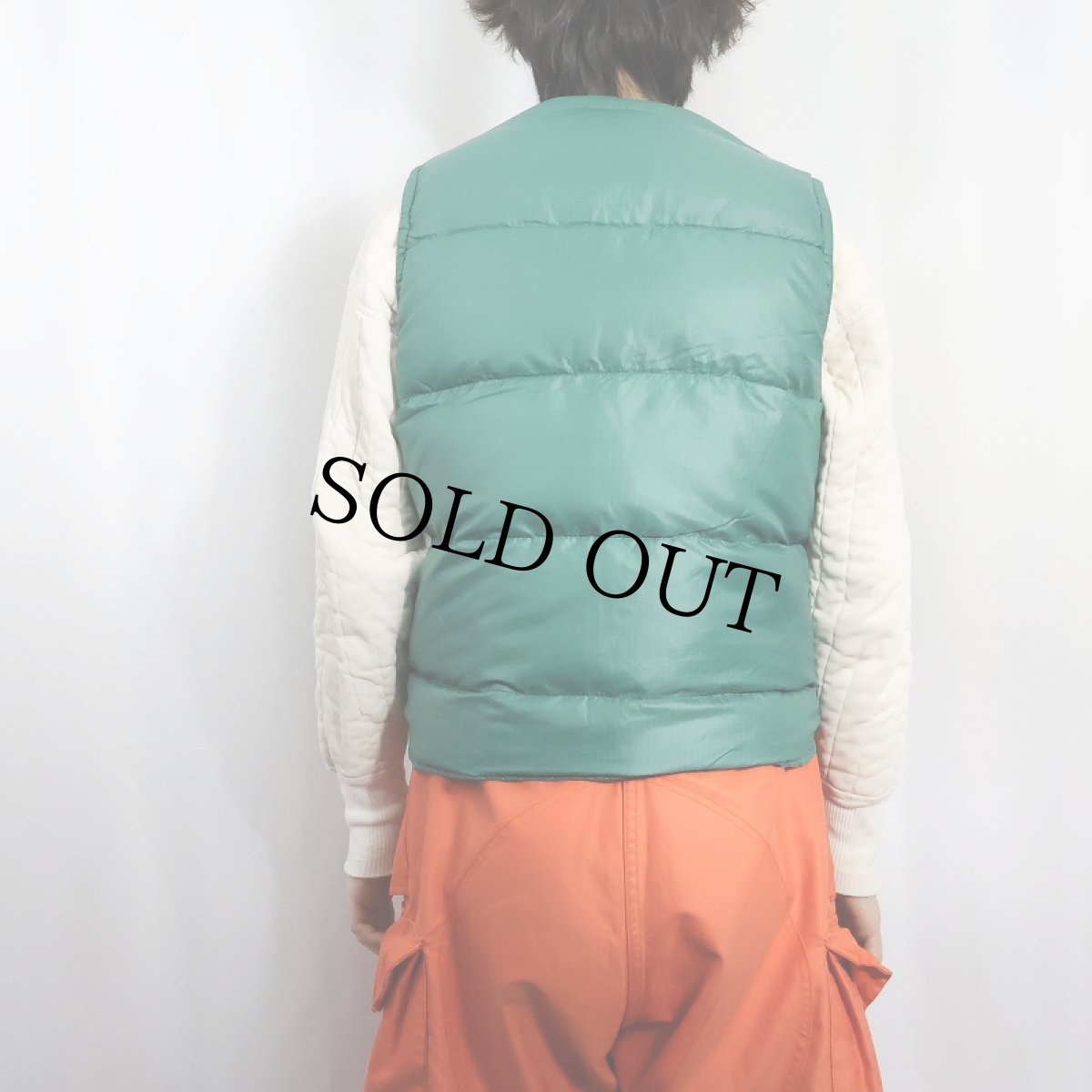 画像4: 70〜80's Eddie Bauer リバーシブル ナイロンベスト M (4)