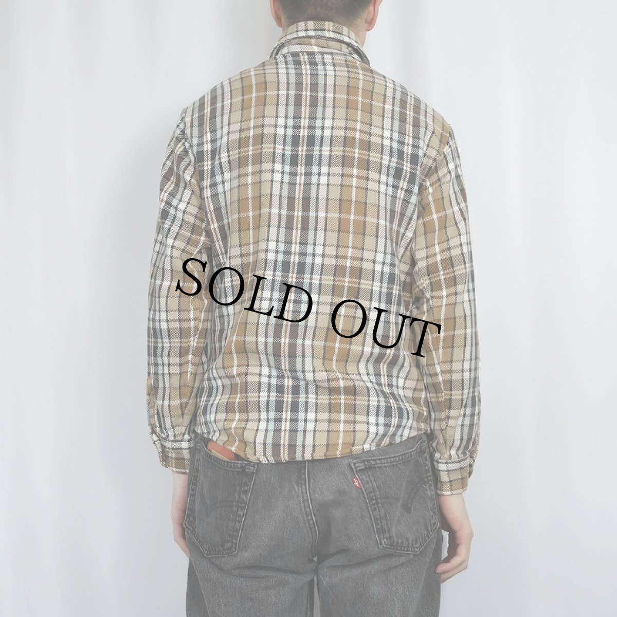 画像3: 70's JCPenney BIGMAC チェック柄 ヘビーネルシャツ S (3)