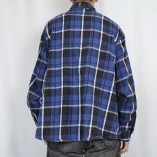画像3: 80〜90's OSH KOSH チェック柄 ヘビーネルシャツ XXLB (3)