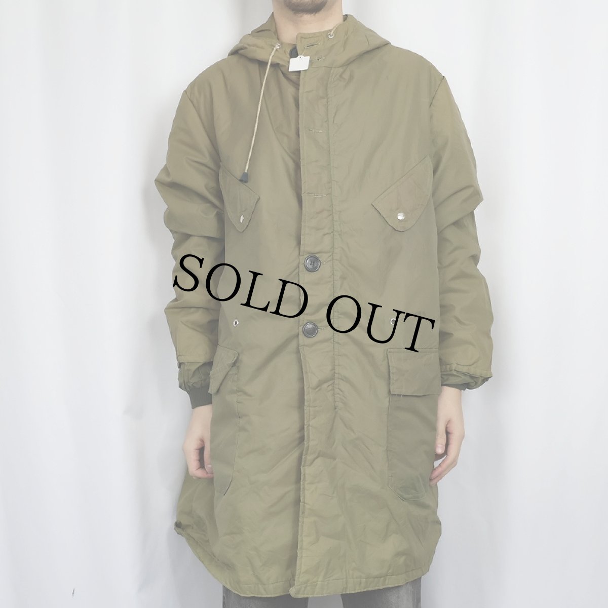 画像2: VINTAGE 中綿入り ナイロンパーカー (2)