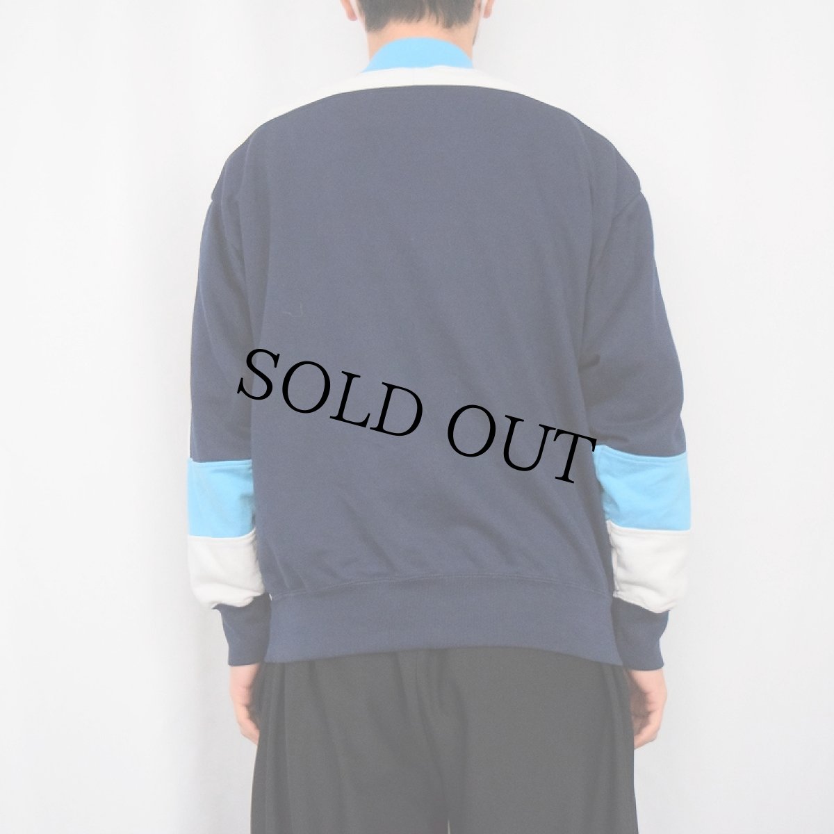 画像3: 90's NIKE 銀タグ 切り替えデザイン スウェット M (3)