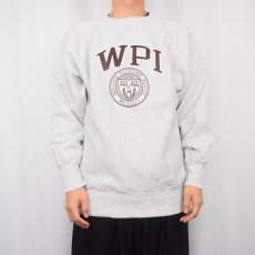 画像2: 90's Champion REVERSE WEAVE "WPI" プリントスウェット XL (2)