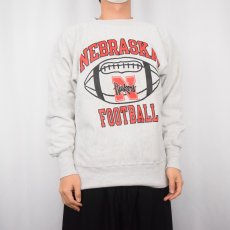 画像2: 90's Champion REVERSE WEAVE "NEBRASKA FOOTBALL" プリントスウェット L  (2)