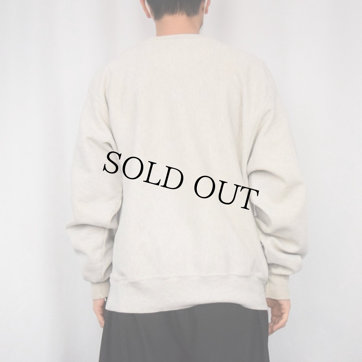 画像3: 2000's Champion PREMIUM REVERSE WEAVE "JEFFERSON J-HAWKS" プリントスウェット M (3)