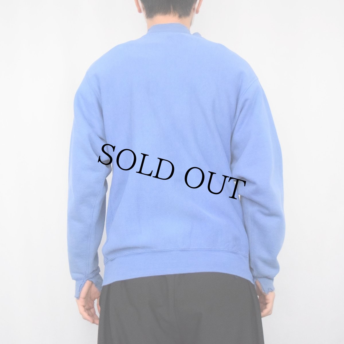 画像3: 90's Champion REVERSE WEAVE USA製 目付き スウェットスナップカーディガン M (3)