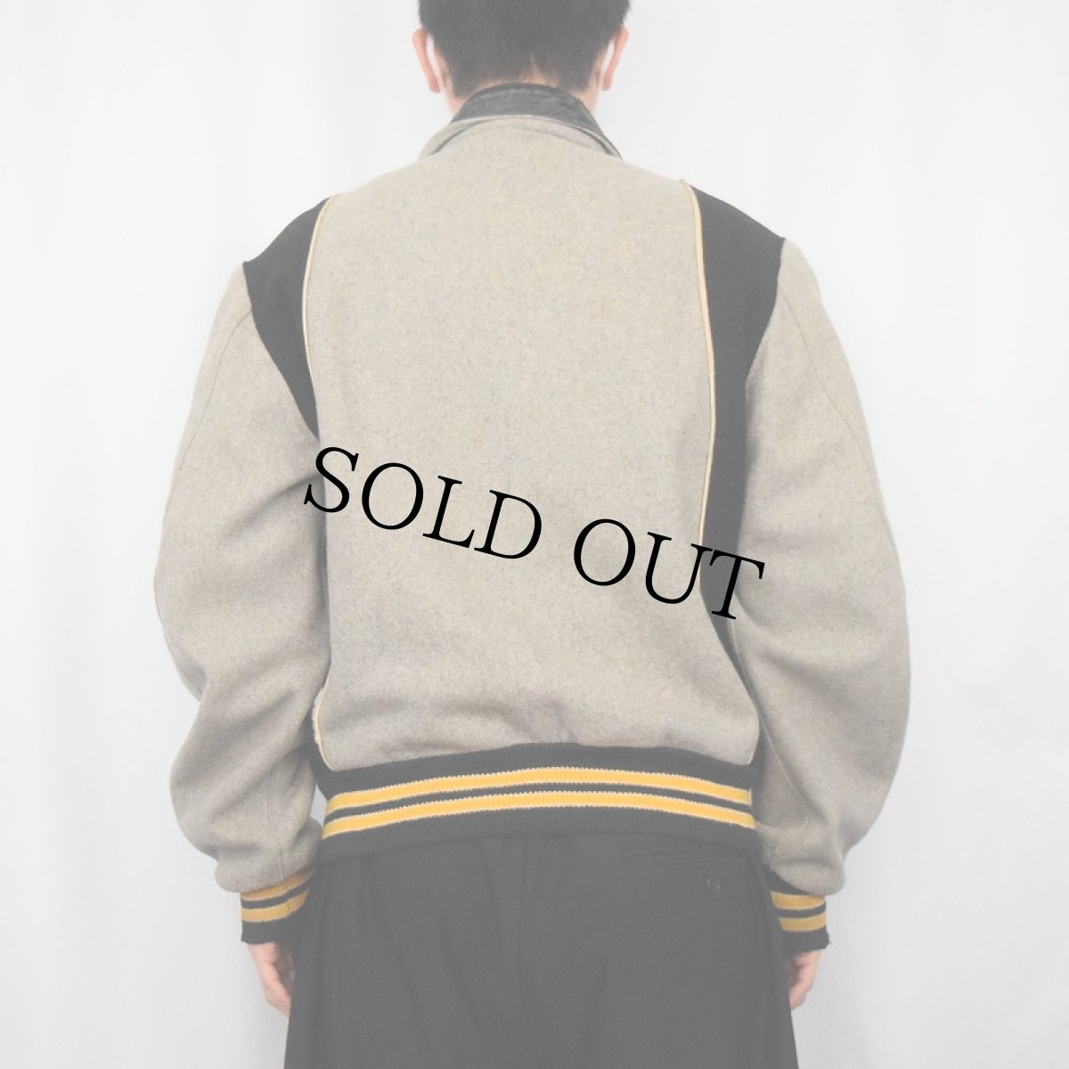 画像4: 50's SPORTING GOODS Co. メルトンウールスタジャン (4)