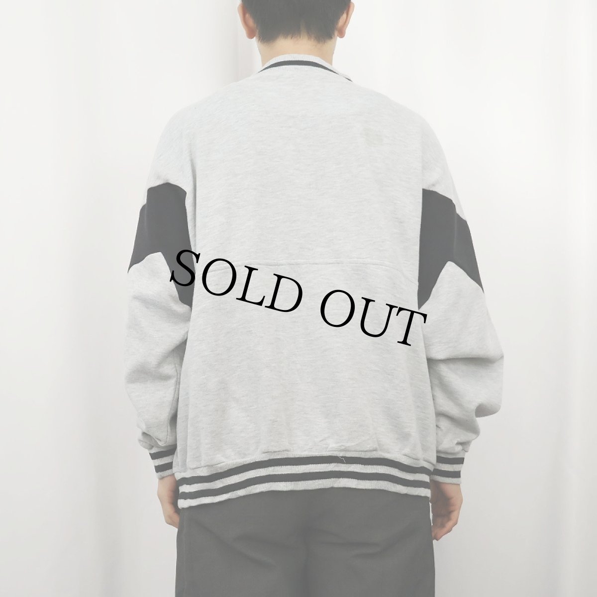 画像3: 80's adidas TAIWAN製 ロゴ刺繍 スウェットジップジャケット (3)