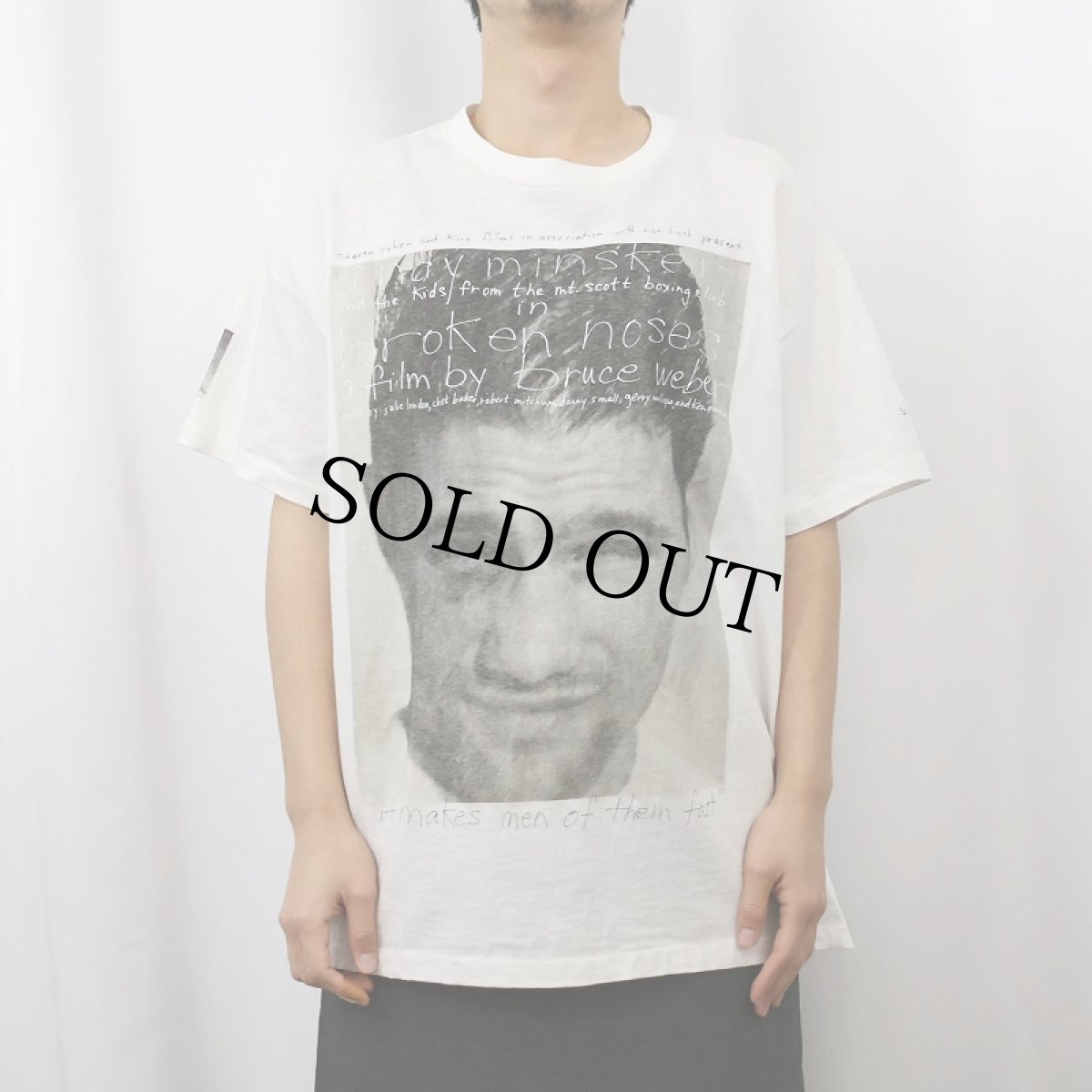 画像3: 90's BRUCE WEBER USA製 "Broken Noses" by JANSPORT フォトプリントTシャツ XL (3)