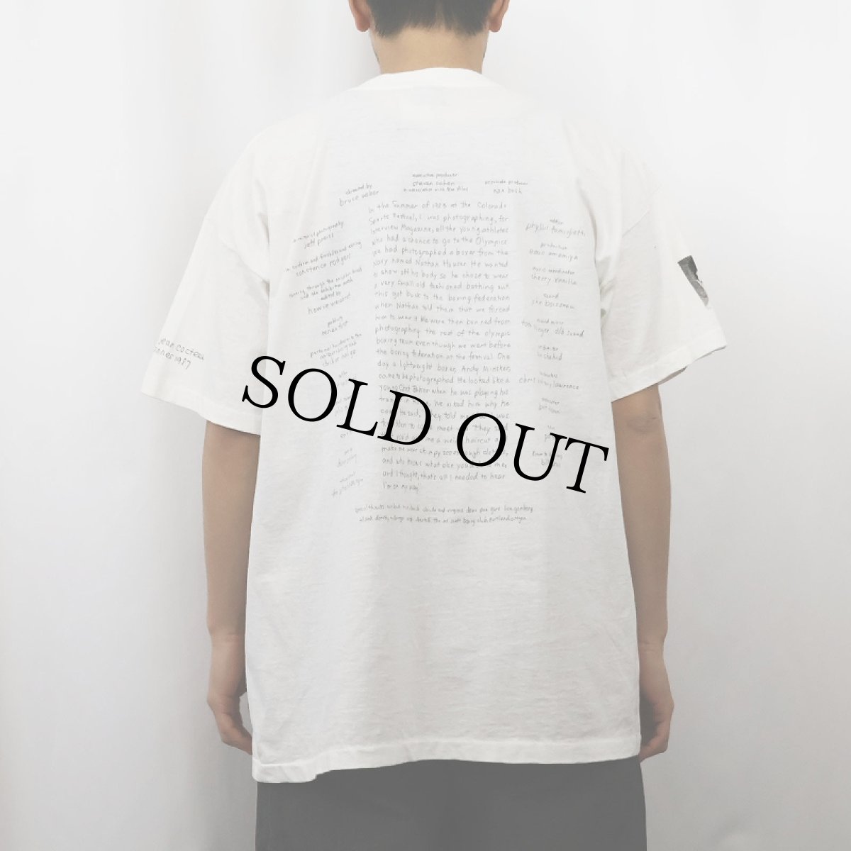 画像4: 90's BRUCE WEBER USA製 "Broken Noses" by JANSPORT フォトプリントTシャツ XL (4)