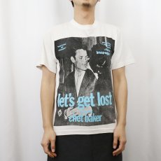 画像3: 90's BRUCE WEBER "let's get lost starring chet baker" フォトプリントTシャツ M (3)