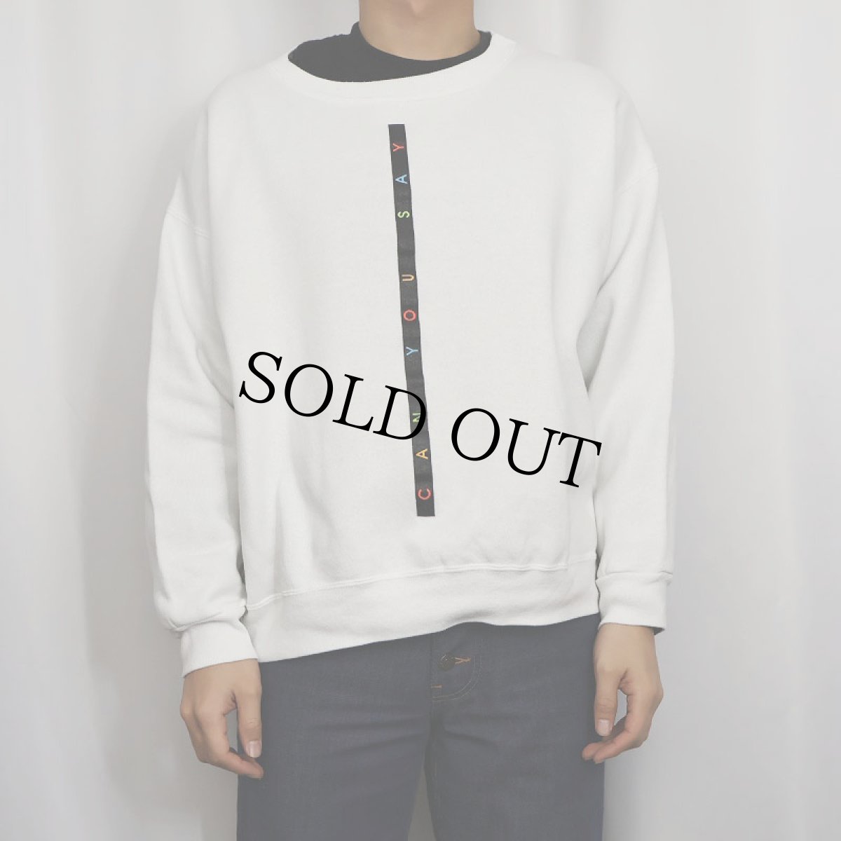 画像3: 90's NIKE 銀タグ USA製 "CAN YOU SAY KICK SOME BUTT" プリントスウェット L (3)