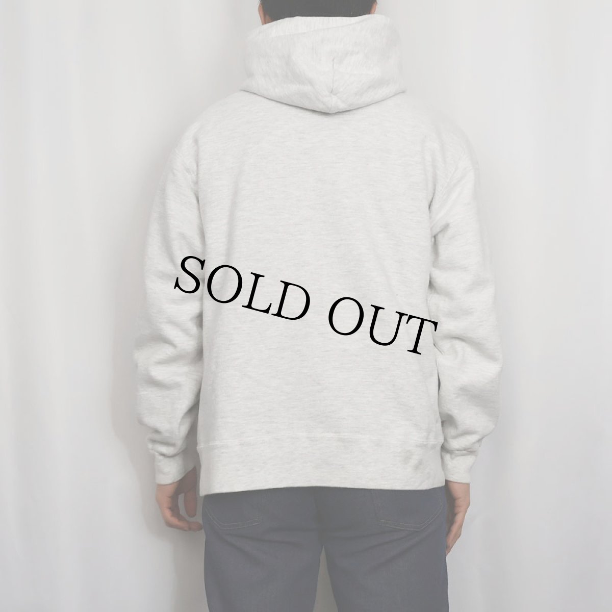 画像3: 80〜90's Champion USA製 青刺繍タグ 後期 前V "HARVARD" プリントスウェットフーディー L (3)