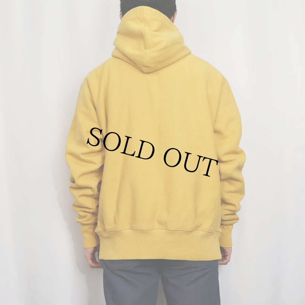 画像3: Champion スナップボタン付き チビロゴ 刺繍 スウェットフーディー L (3)