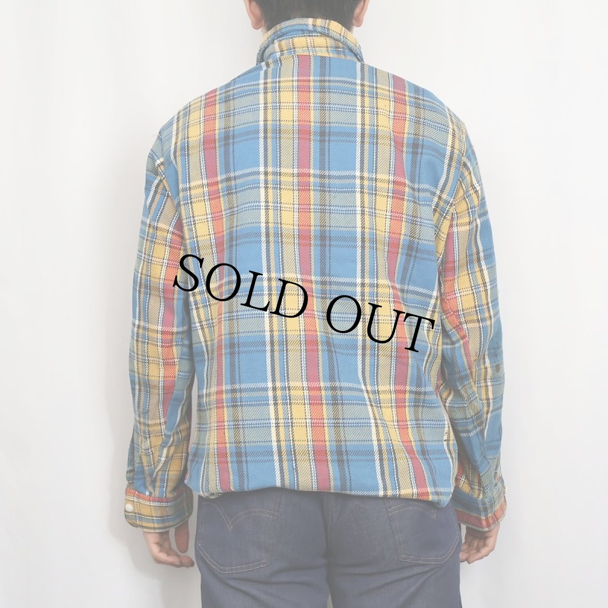 画像3: 70's JCPenney BIGMAC チェック柄 ヘビーネルシャツ M (3)