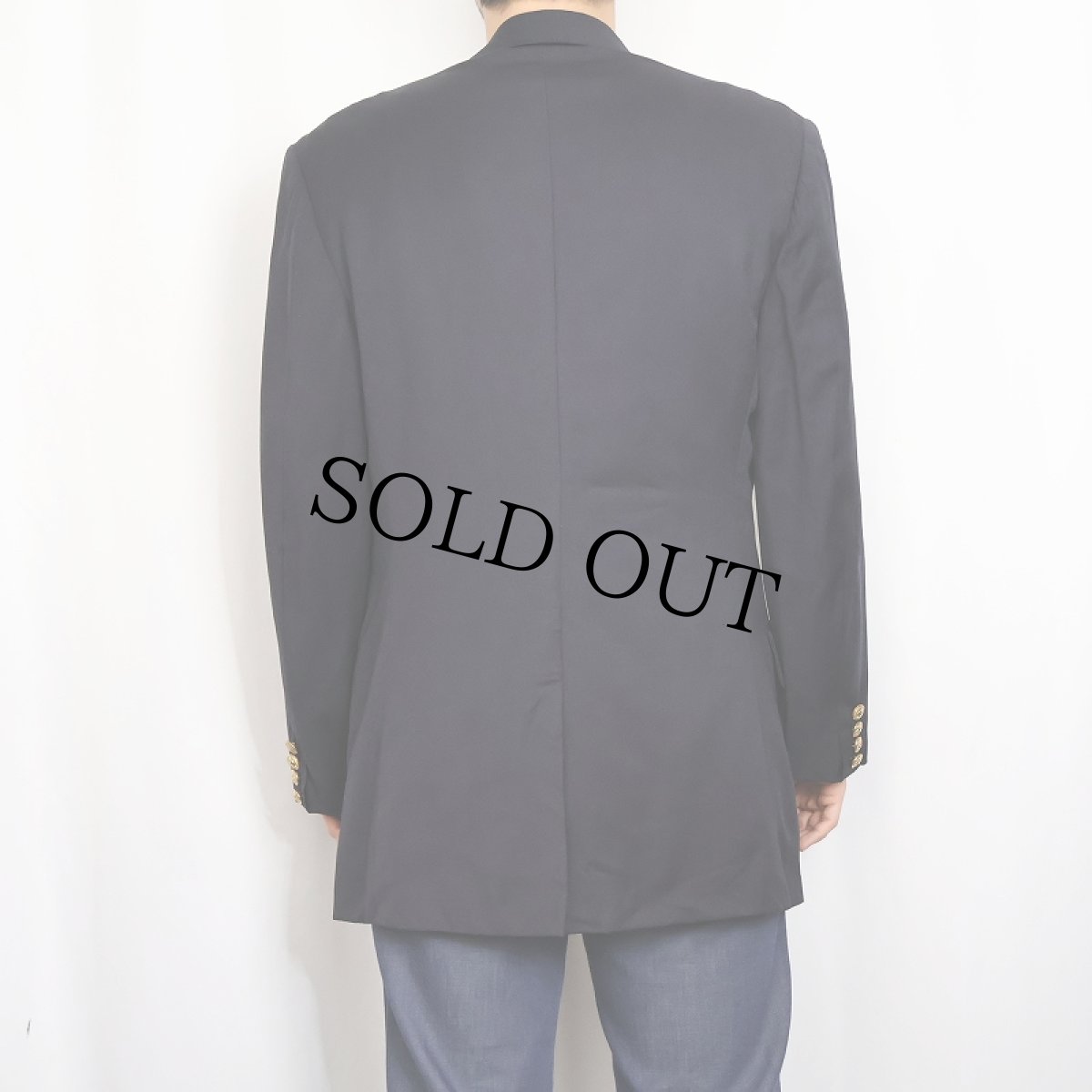 画像3: 80's〜 POLO Ralph Lauren テーラードジャケット NAVY (3)