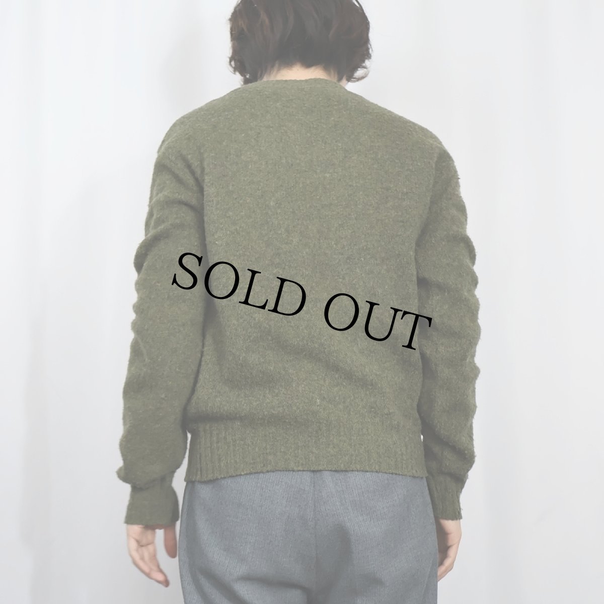 画像3: 60's McGREGOR USA製 ストライプ柄 ウール×アクリルニットセーター SIZE42 (3)