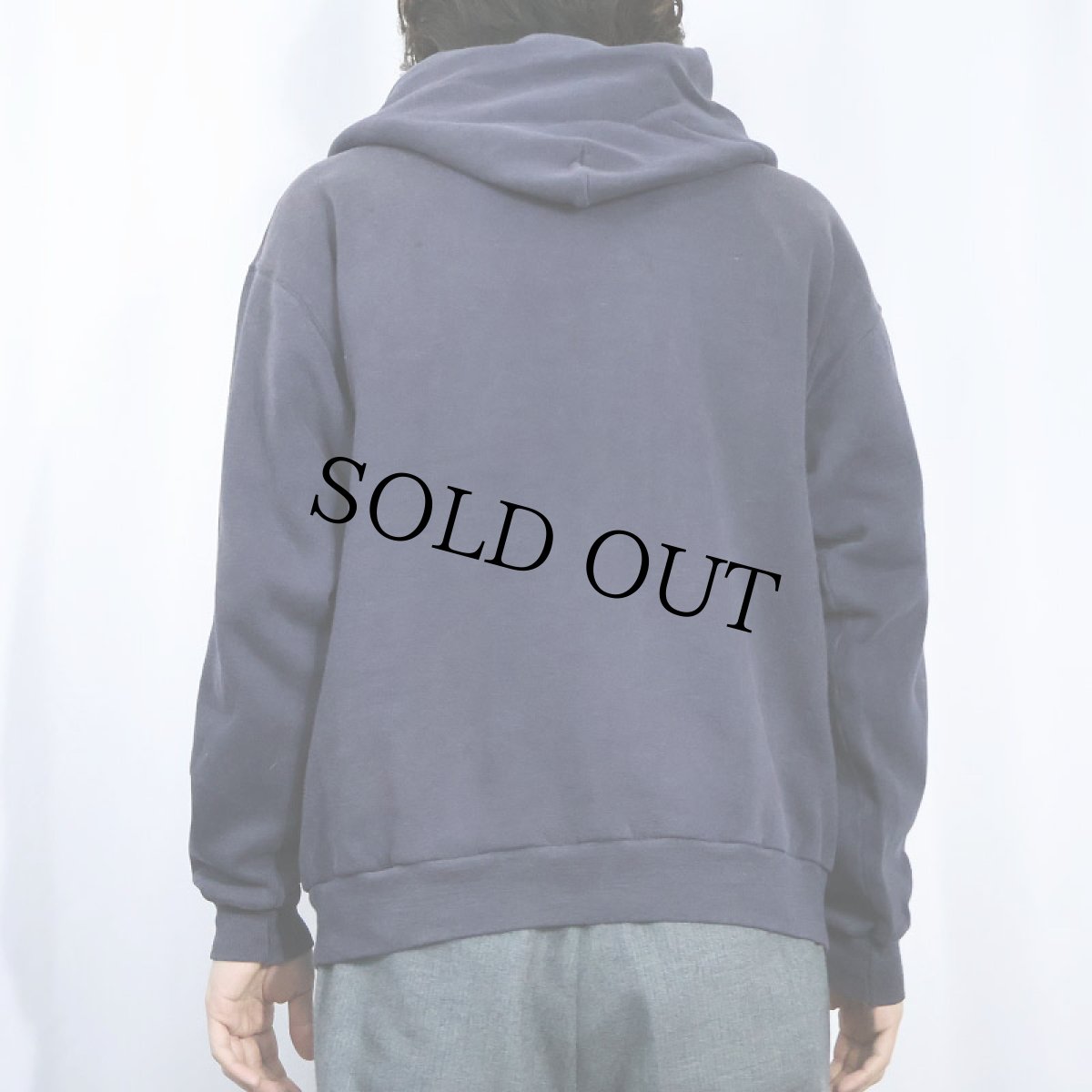 画像3: 80〜90's 無地スウェットフーディー NAVY (3)