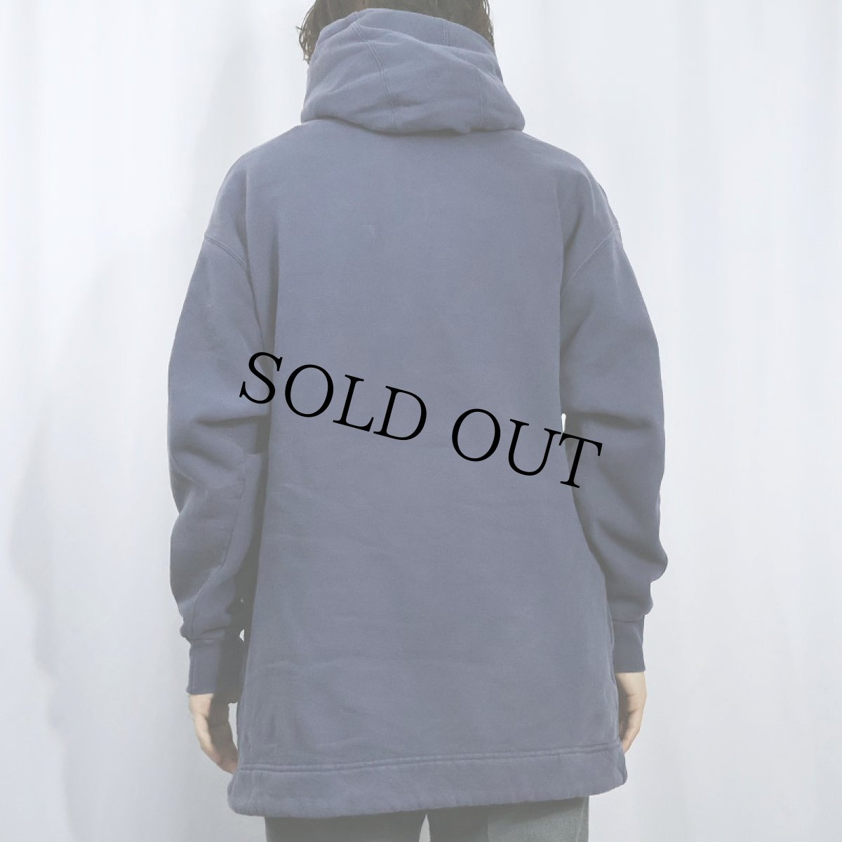 画像3: 90's RUSSEL ATHELETIC USA製 "HIGH Cotton" 前V 無地スウェット NAVY M (3)