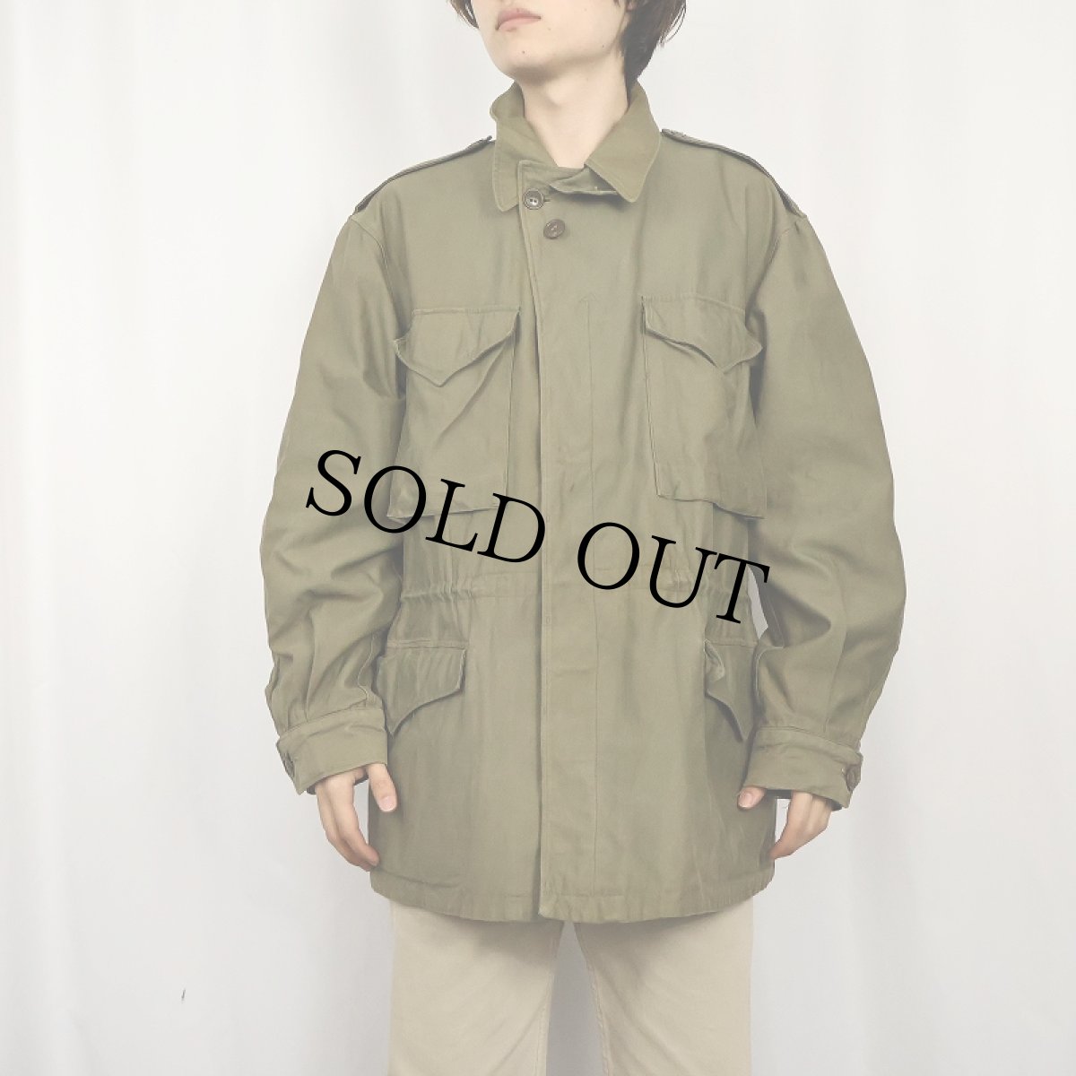 画像2: 40's U.S.ARMY M-43 フィールドジャケット SIZE42R (2)