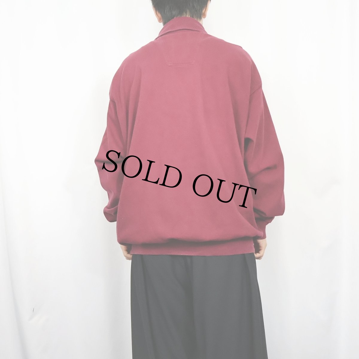 画像3: 90〜2000's adidas EQUIPMENT ロゴ刺繍 ハーフジップスウェット XL (3)