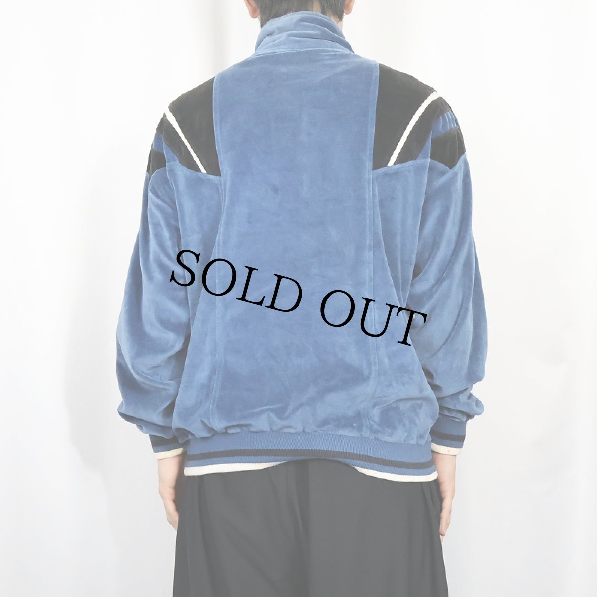 画像3: 80〜90's Christian Dior MONSIEUR ベロアトラックジャケット L (3)