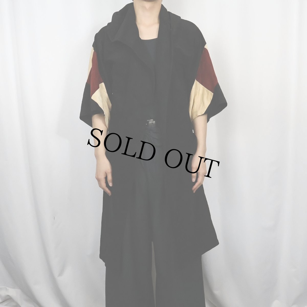画像3: 80〜90's Christian Dior ROBE DE CHAMBRE フーデッドベロアローブ BLACK ONESIZE (3)