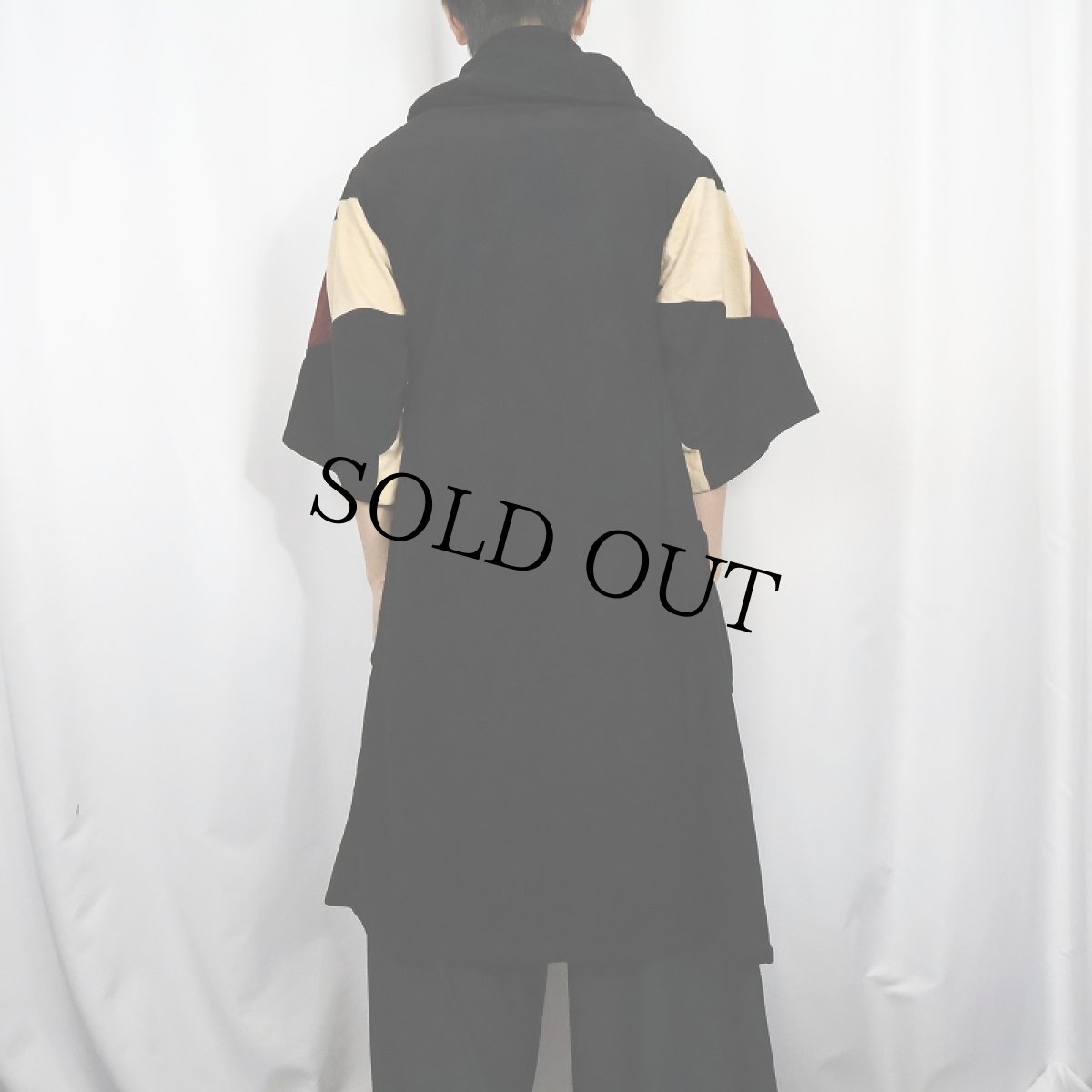 画像4: 80〜90's Christian Dior ROBE DE CHAMBRE フーデッドベロアローブ BLACK ONESIZE (4)