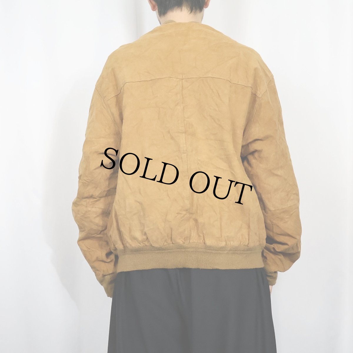 画像3: 80〜90's VERA PELLE "A-1 TYPE" スエードレザージャケット SIZE52 (3)