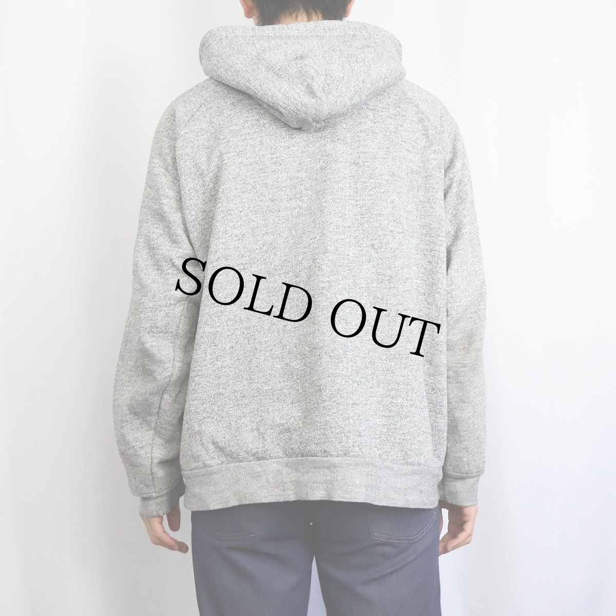 画像3: 80's BIG YANK 裏サーマル スウェットジップパーカー XL (3)