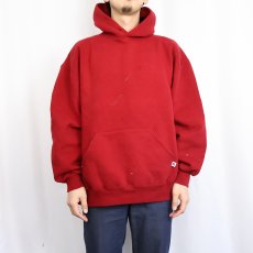 画像3: 90's RUSSELL ATHELETIC USA製 無地スウェットフーディー XL (3)