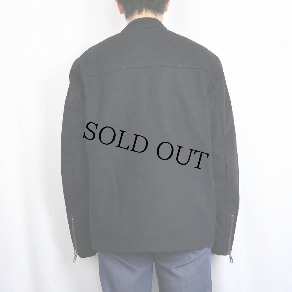 画像3: GAP ウールジップジャケット BLACK L (3)