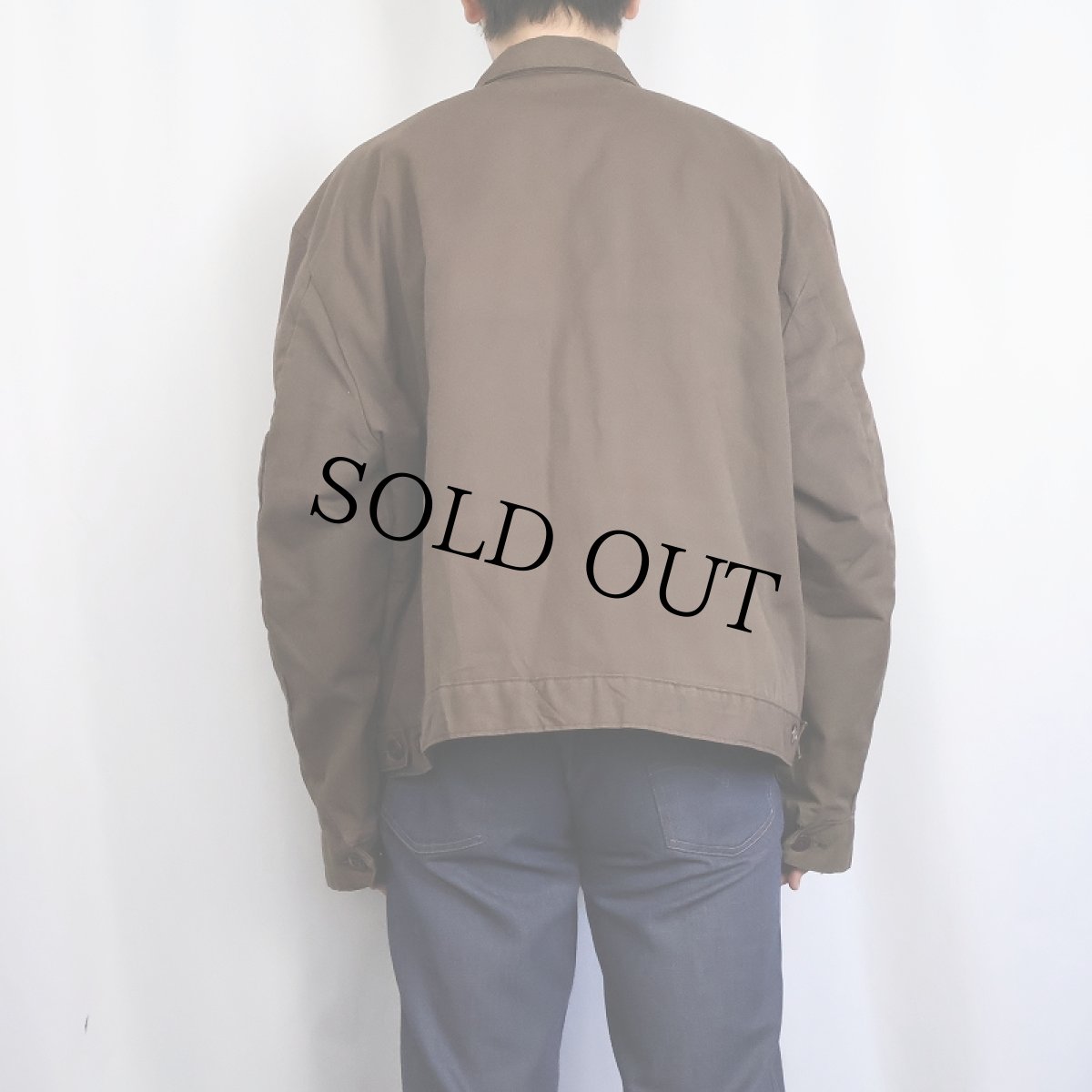 画像3: 70's 中綿入り ワークジャケット BROWN XXL REGULAR (3)
