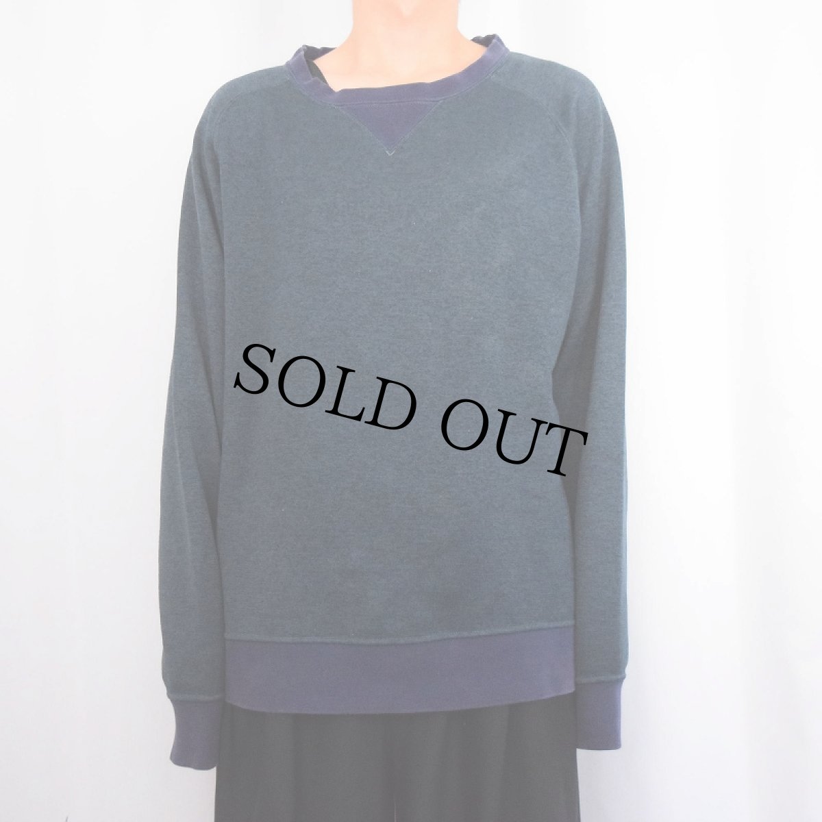 画像2: 2012AW Patagonia 裏フリース 前V フリーダムスリーブ スウェット NAVY XL (2)