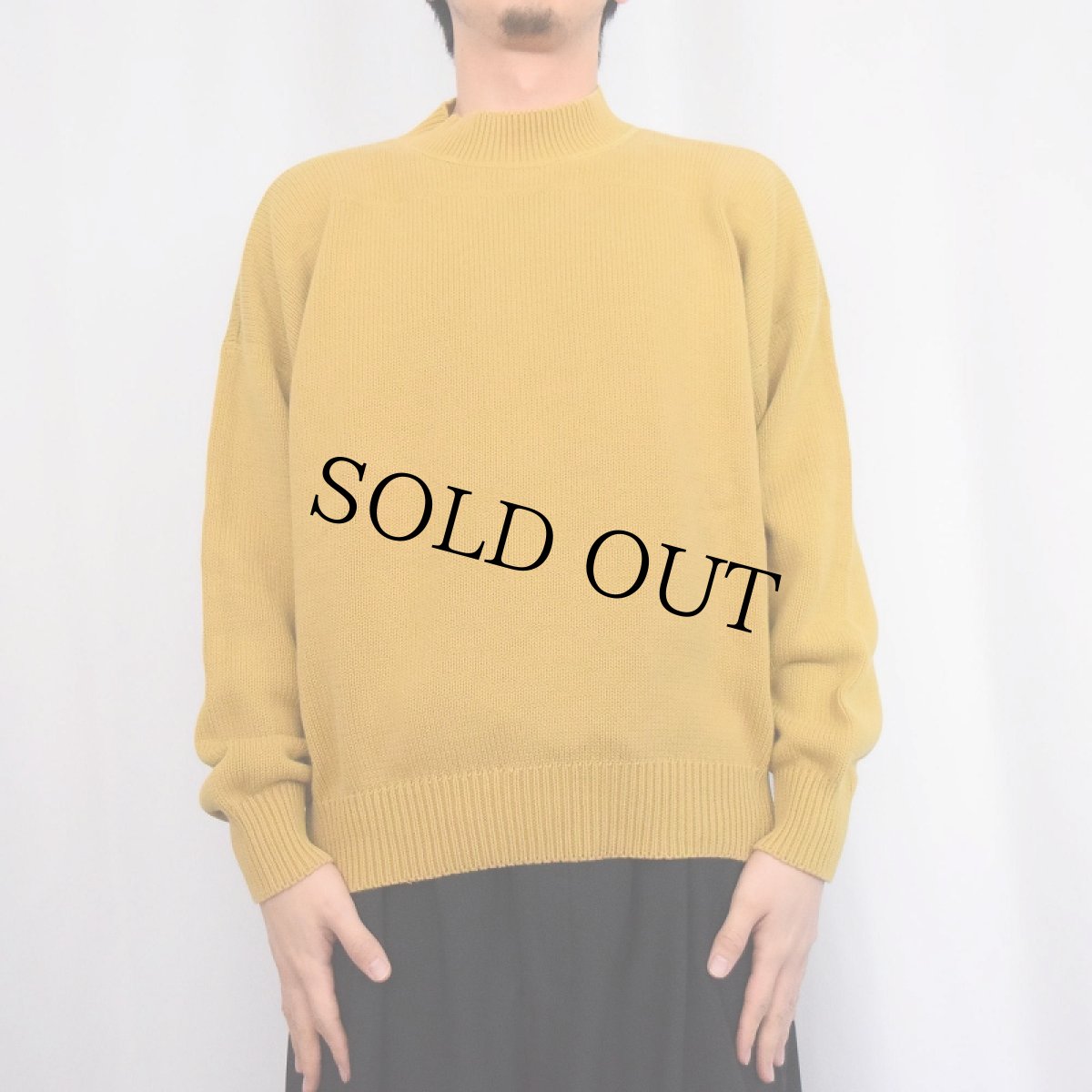 画像3: 90's GAP モックネックニットセーター (3)