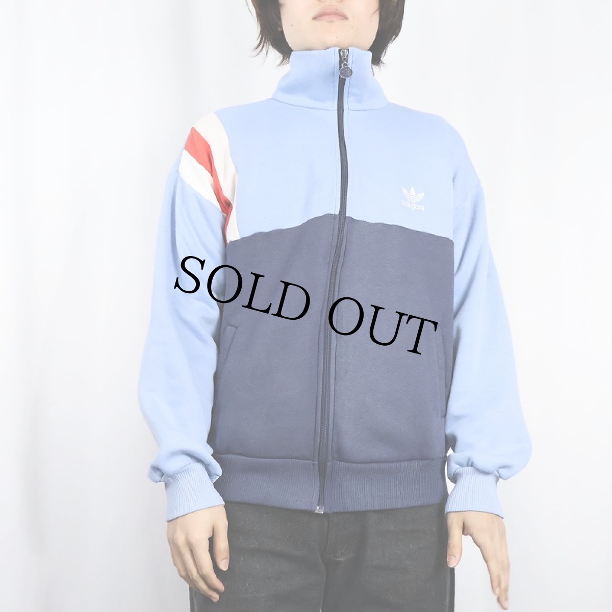 画像2: 70〜80's adidas 切り替えデザイン トラックジャケット L (2)